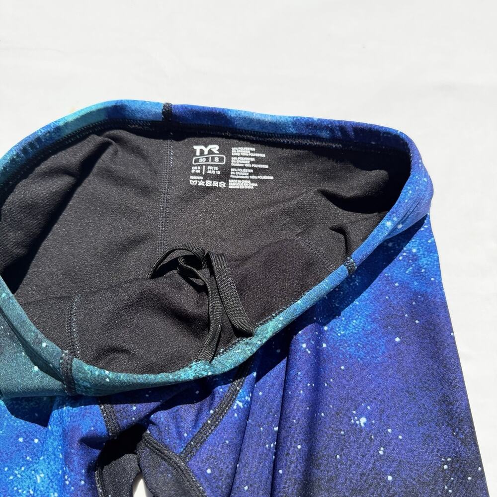 TYR Swim Jammmers Bottoms Men’s 30 Night Sky Blue Black - Picture 2 of 3